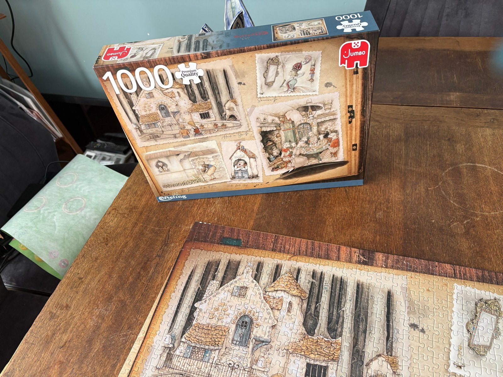 Anton Pieck Puzzel 1000 stukjes - De Bakkerij, Ophalen of Verzenden, 500 t/m 1500 stukjes, Zo goed als nieuw, Legpuzzel