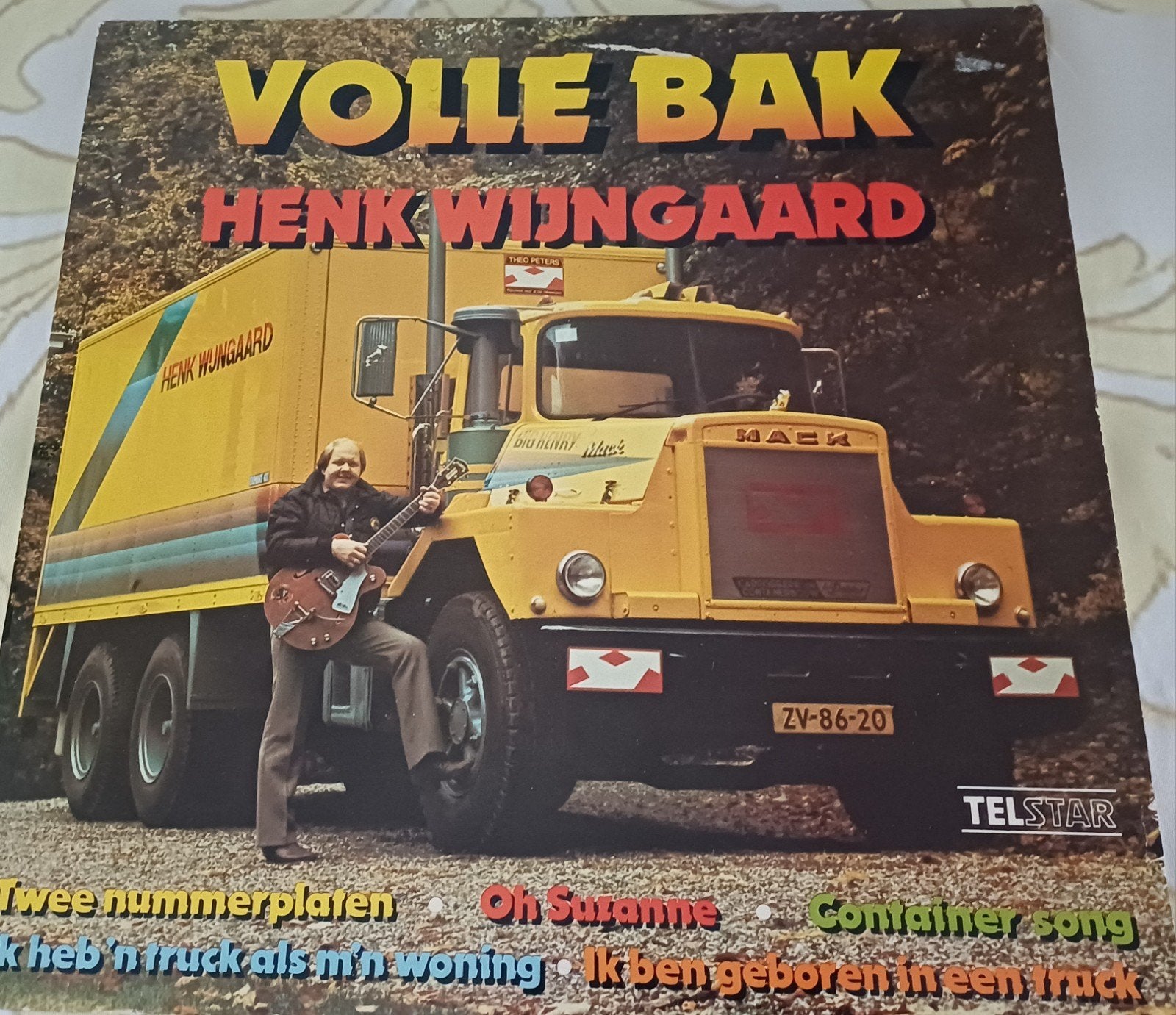 Henk Wijngaard.     LP.     Volle Bak.    1980., LP, Ophalen of Verzenden, Zo goed als nieuw, Levenslied of Smartlap