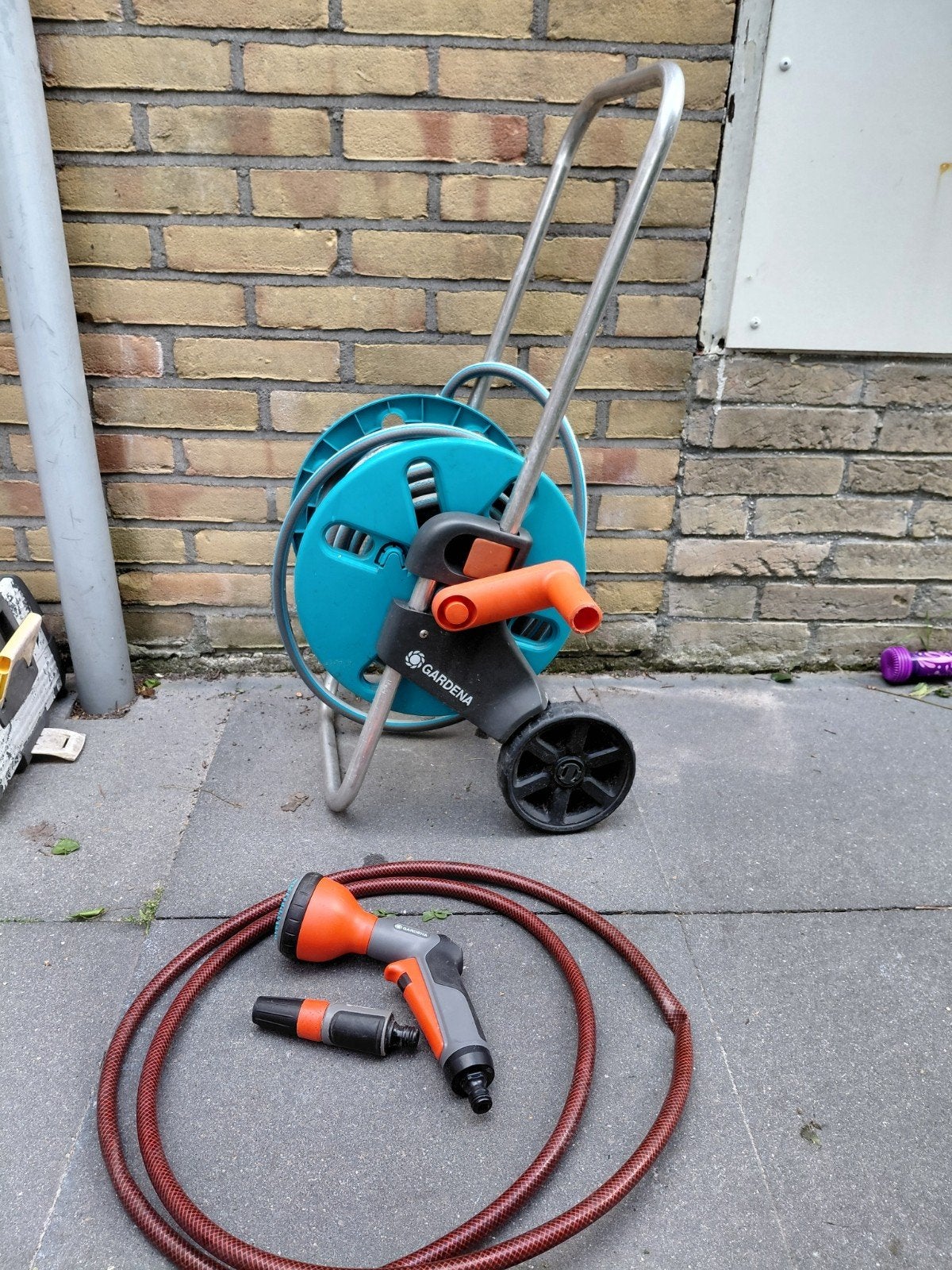 Gardena Slangenwagen, Ophalen, Gebruikt, Tuinslanghaspel