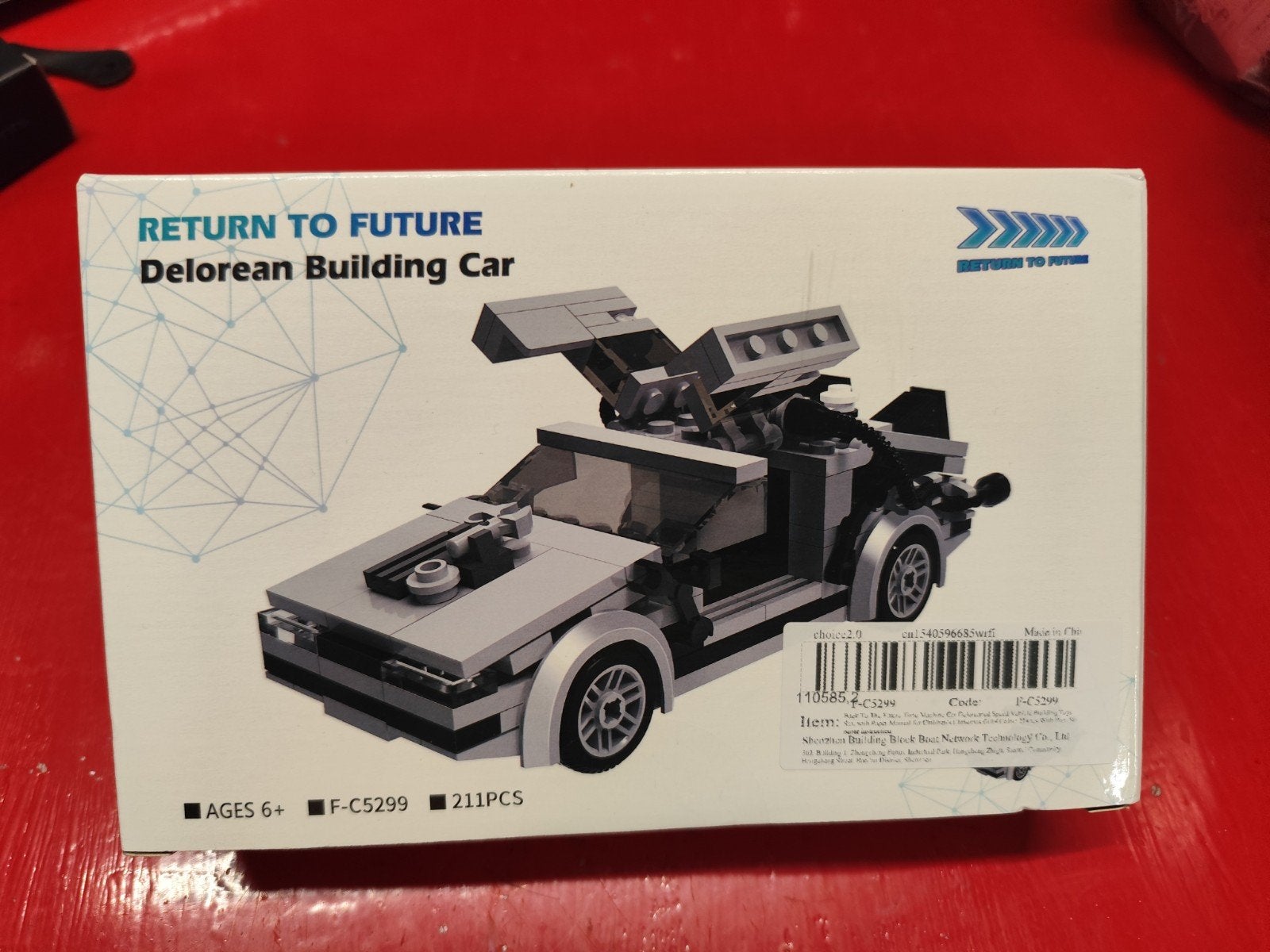 Back to the Future DeLorean, Ophalen of Verzenden, Zo goed als nieuw, Overige merken