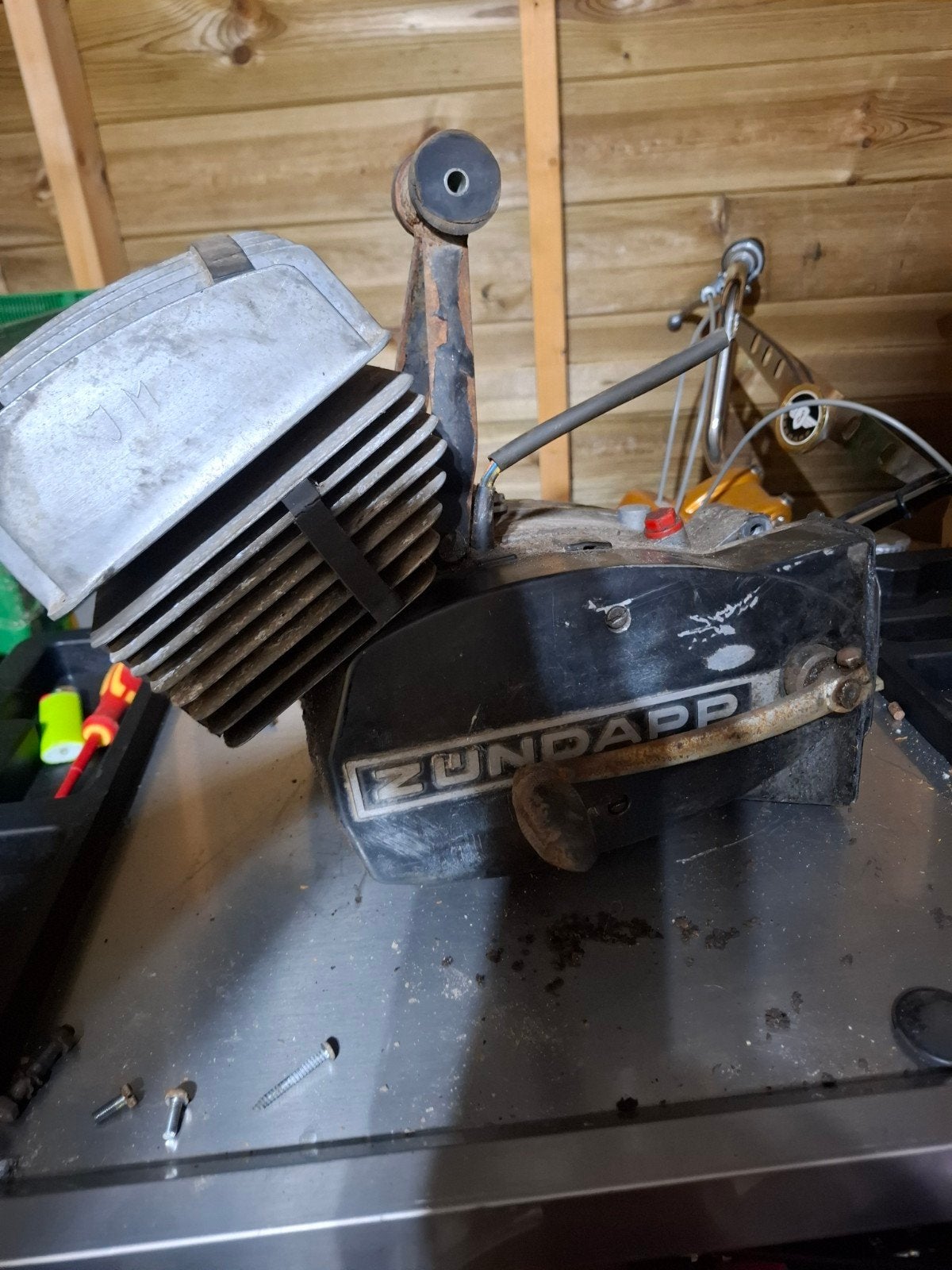 zundapp blok 4 bak, Fietsen en Brommers, Brommeronderdelen | Zundapp, Ophalen of Verzenden, Gebruikt, Blok