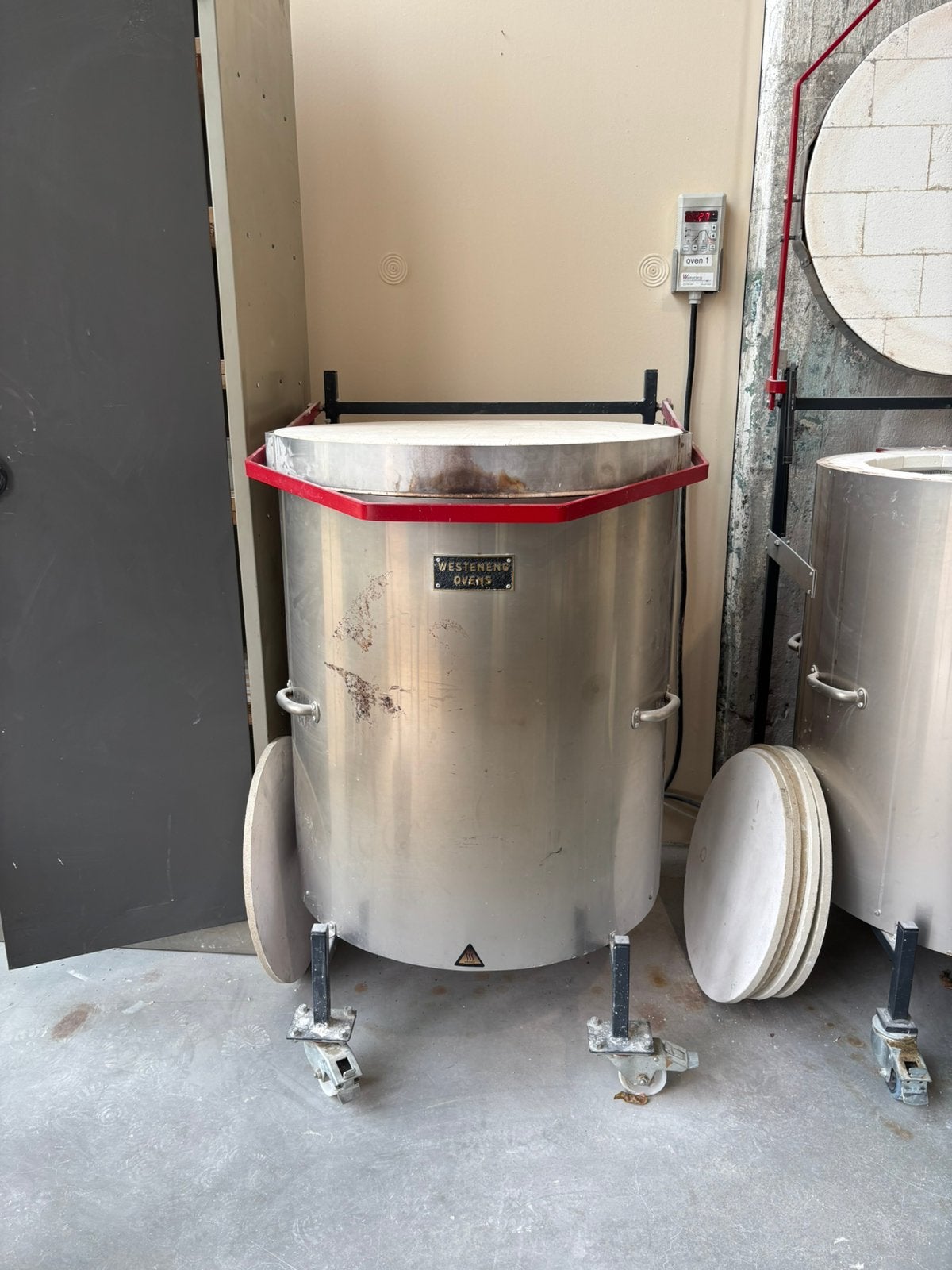 Keramiek oven elektrisch 150 ltr 1320 graden, Ophalen, Gebruikt