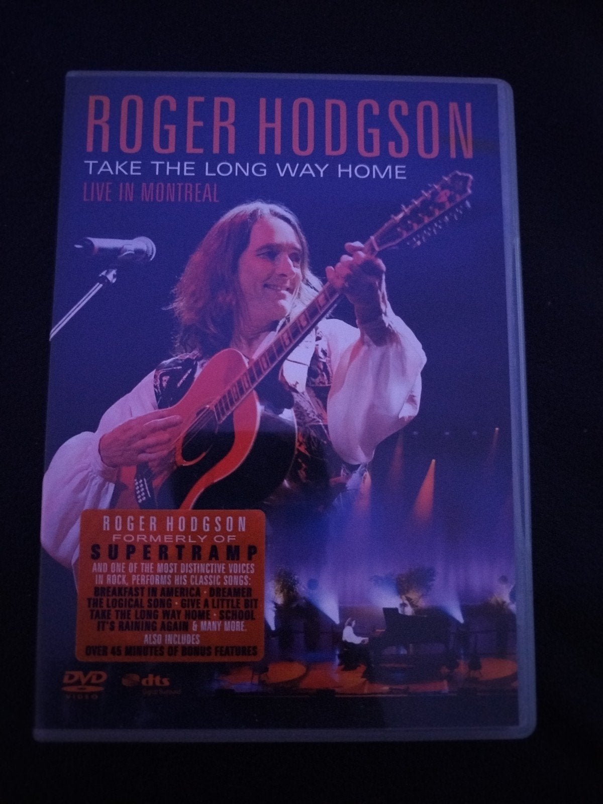 RODGER HODGSON LIVE IN MONTREAL DVD, Cd's en Dvd's, Italiaans, Engels, Alle leeftijden, Inclusief doosje