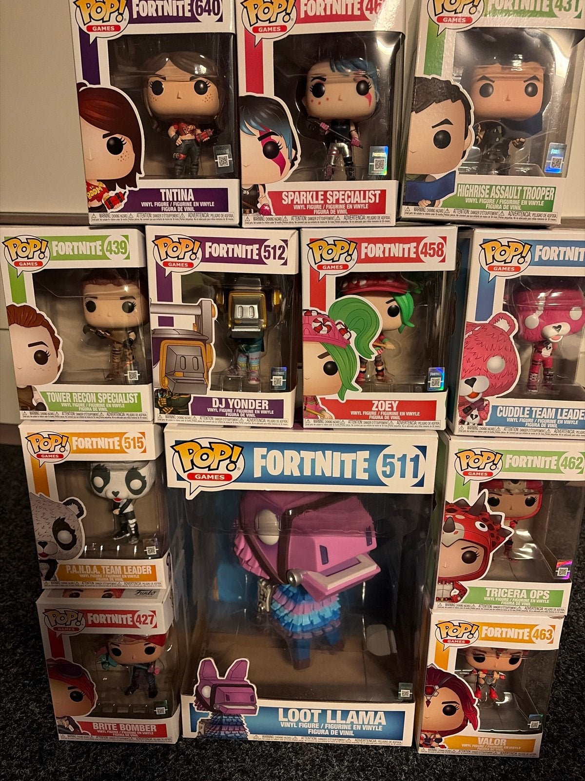 Grote collectie Funko Pop! Fortnite figuren, Ophalen of Verzenden, Zo goed als nieuw