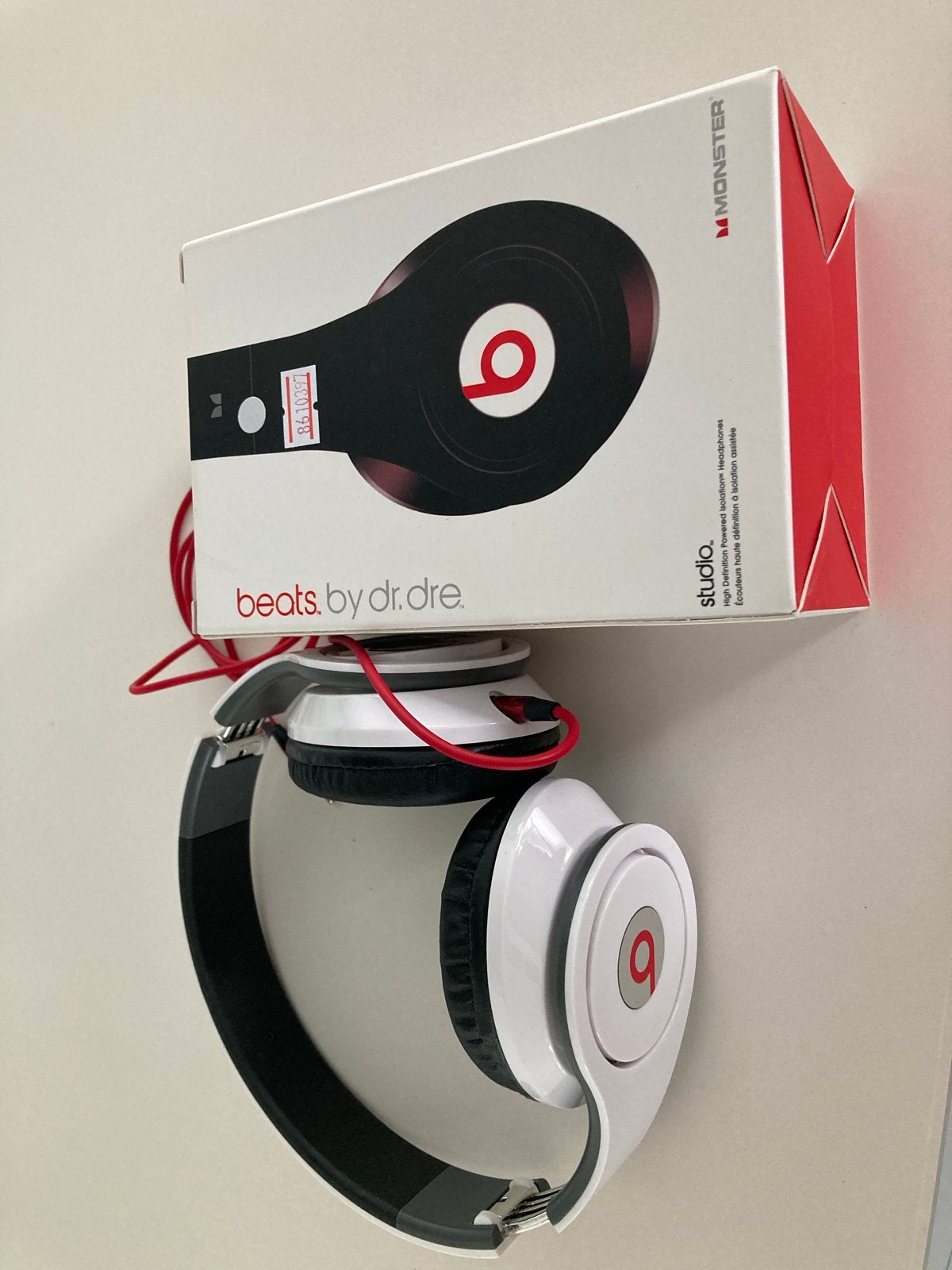 Dr. Dre Beats Studio Koptelefoon - Nieuw in Doos, Audio, Tv en Foto, Koptelefoons, Beats, Nieuw, Ophalen of Verzenden, Wit