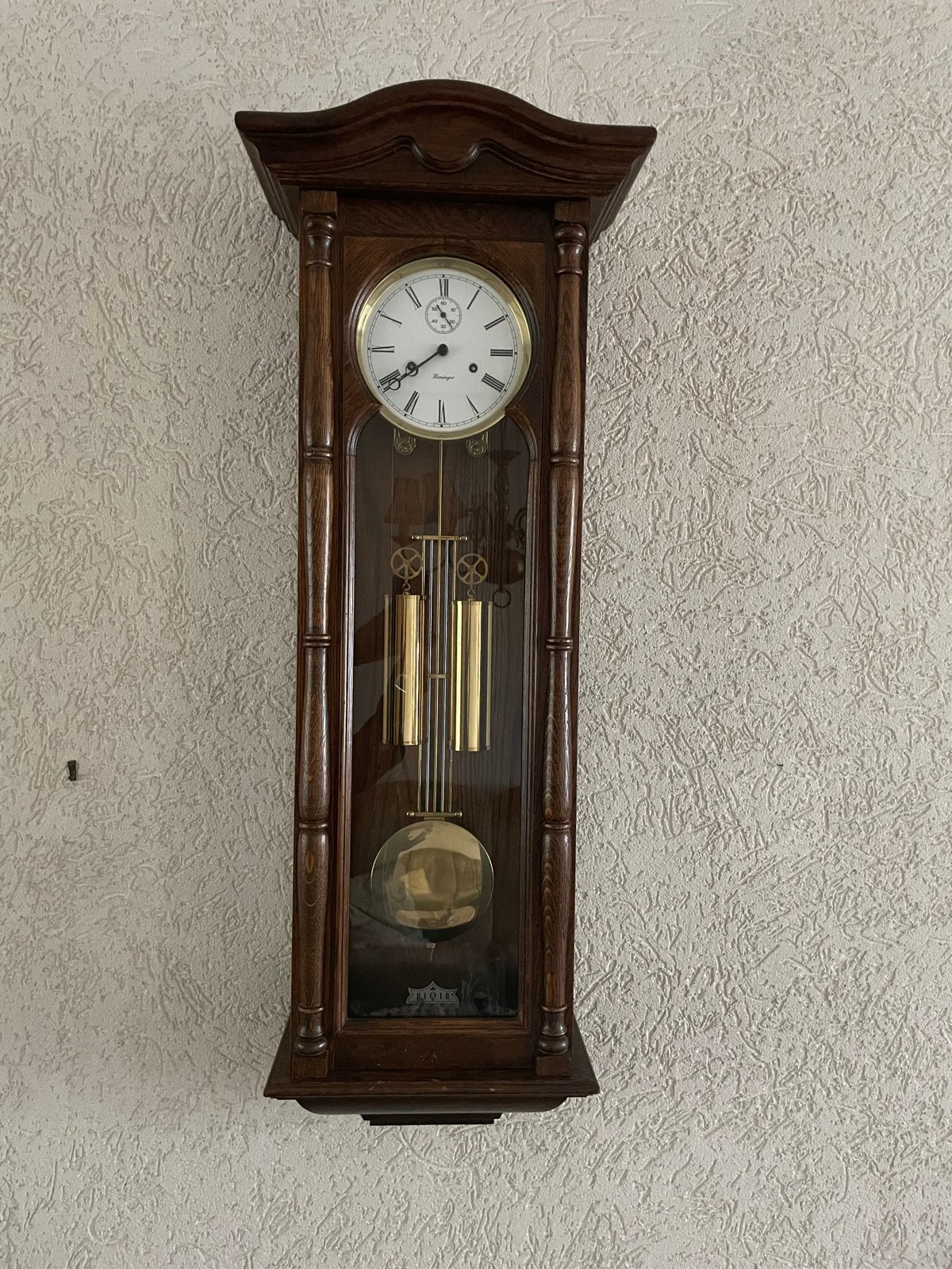Vintage Kieninger Wandklok - Klassiek Design, Antiek en Kunst, Ophalen of Verzenden
