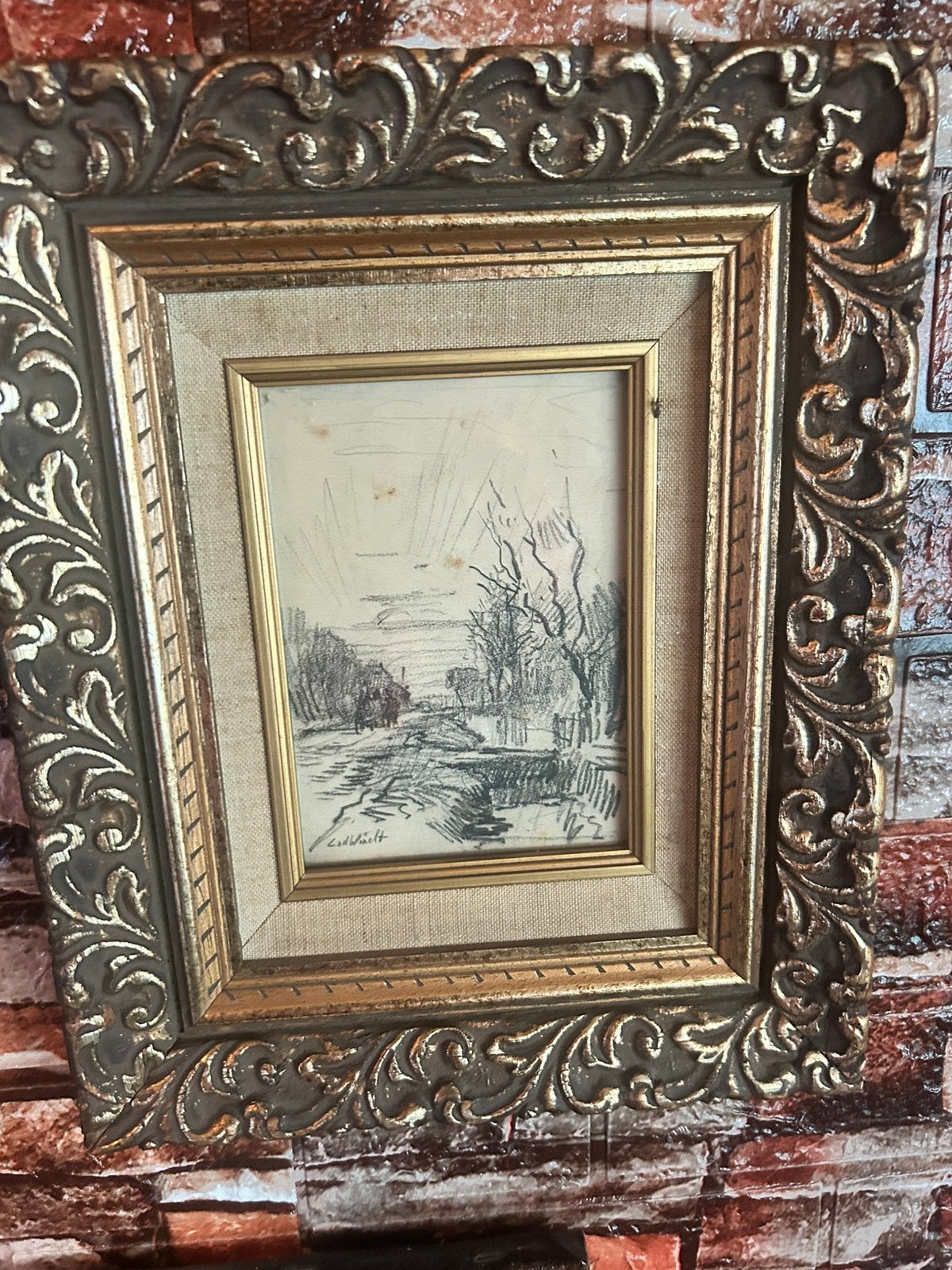 Cristopher vd Windt, Nederlandse school, Tekening, Ophalen, Achter glas