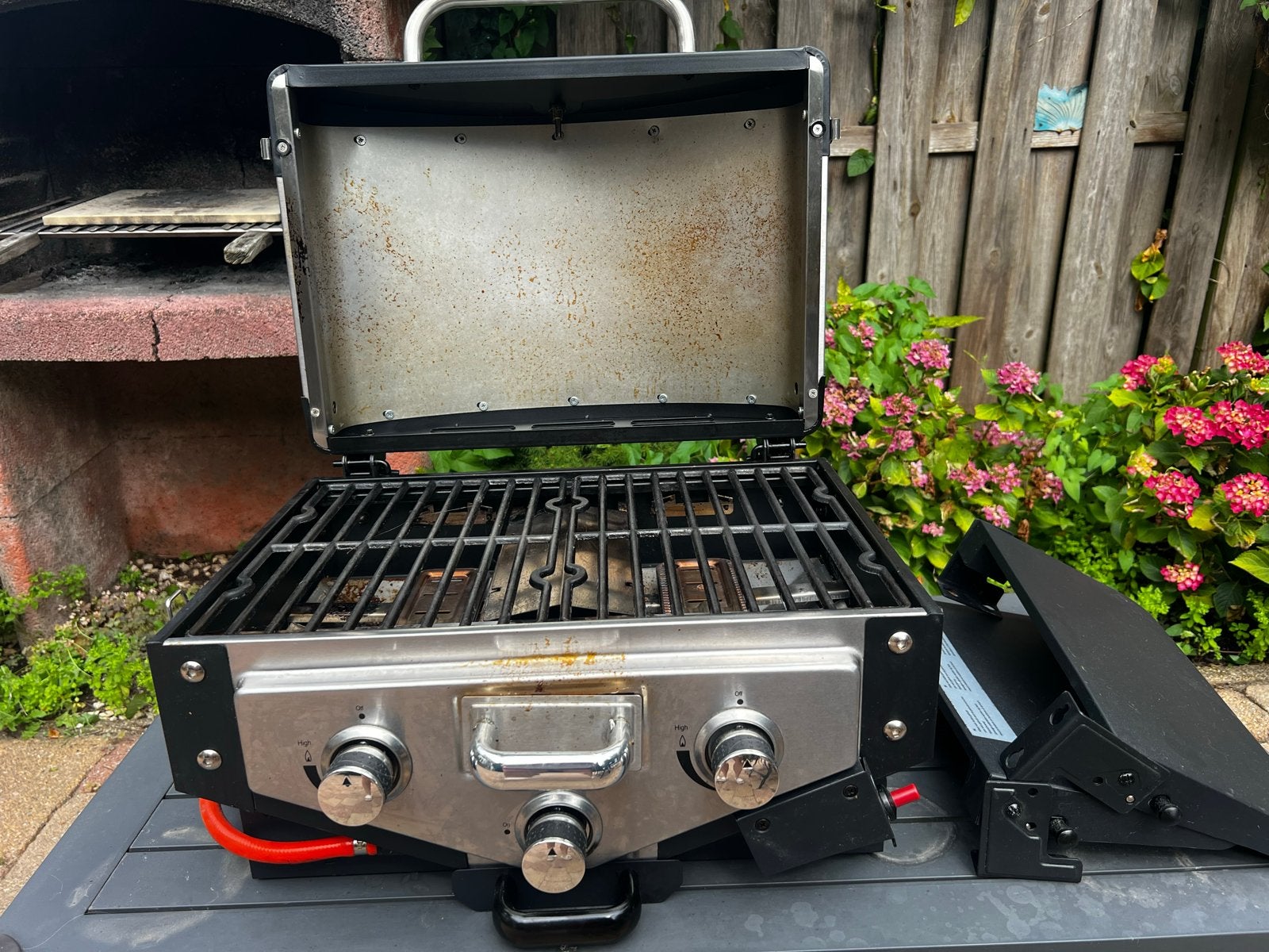 Jamestown Grill Braxton gasbarbecue met gasfles, Ophalen of Verzenden, Gebruikt
