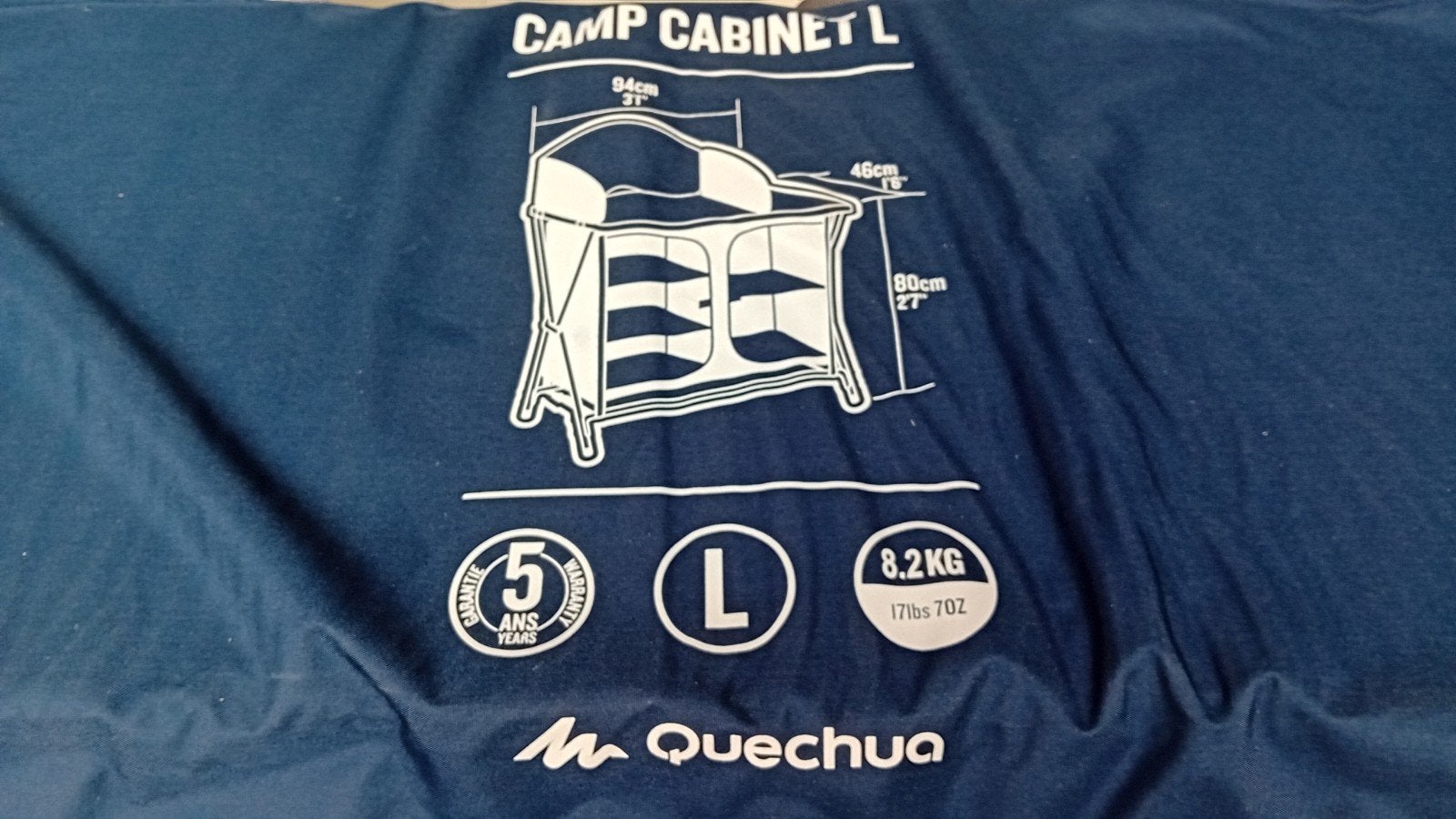 Quechua Camp Cabinet L - Opvouwbare Campingkast keuken, Ophalen of Verzenden, Nieuw