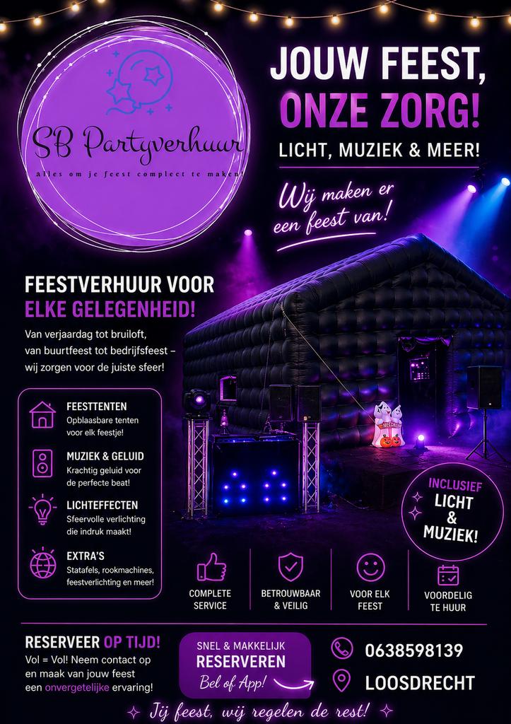 Tent verhuur, Ophalen, Zo goed als nieuw, Licht