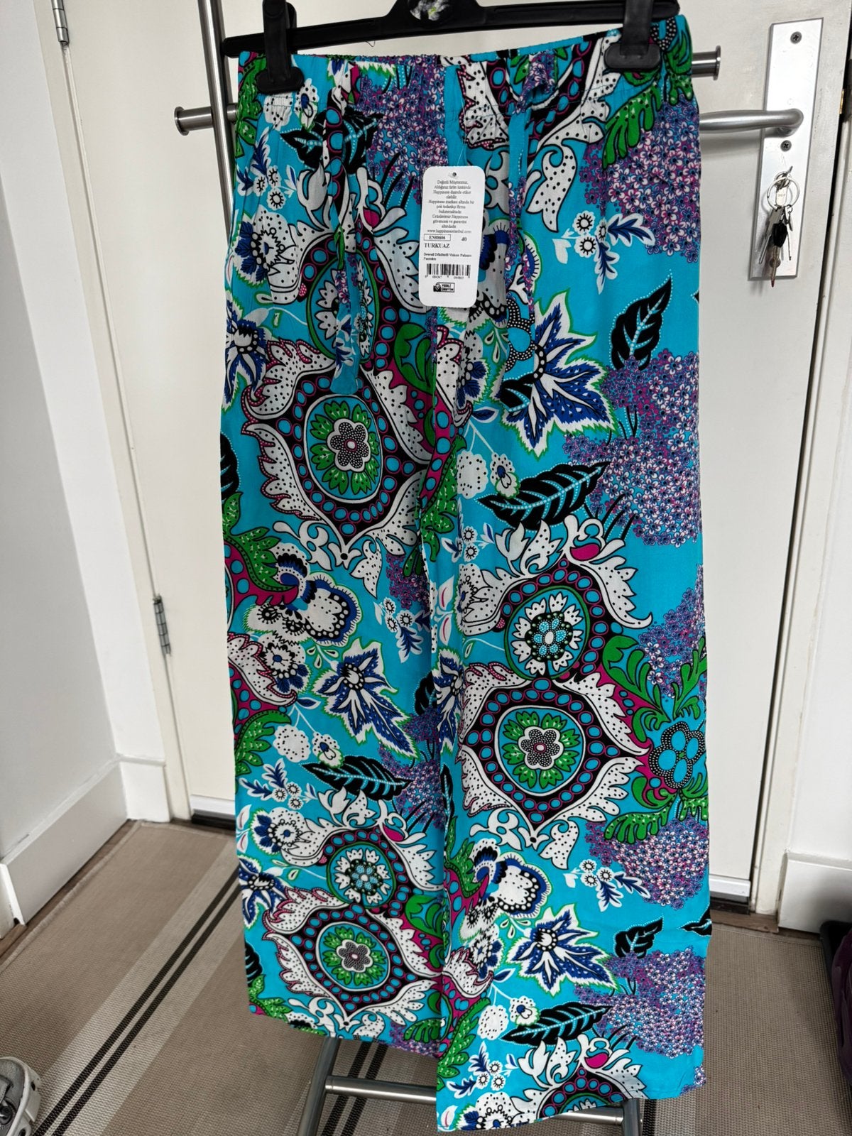 Wide Leg Summer Trousers, Meerkleurig, Maat 42/44 (L), Nieuw, Ophalen of Verzenden