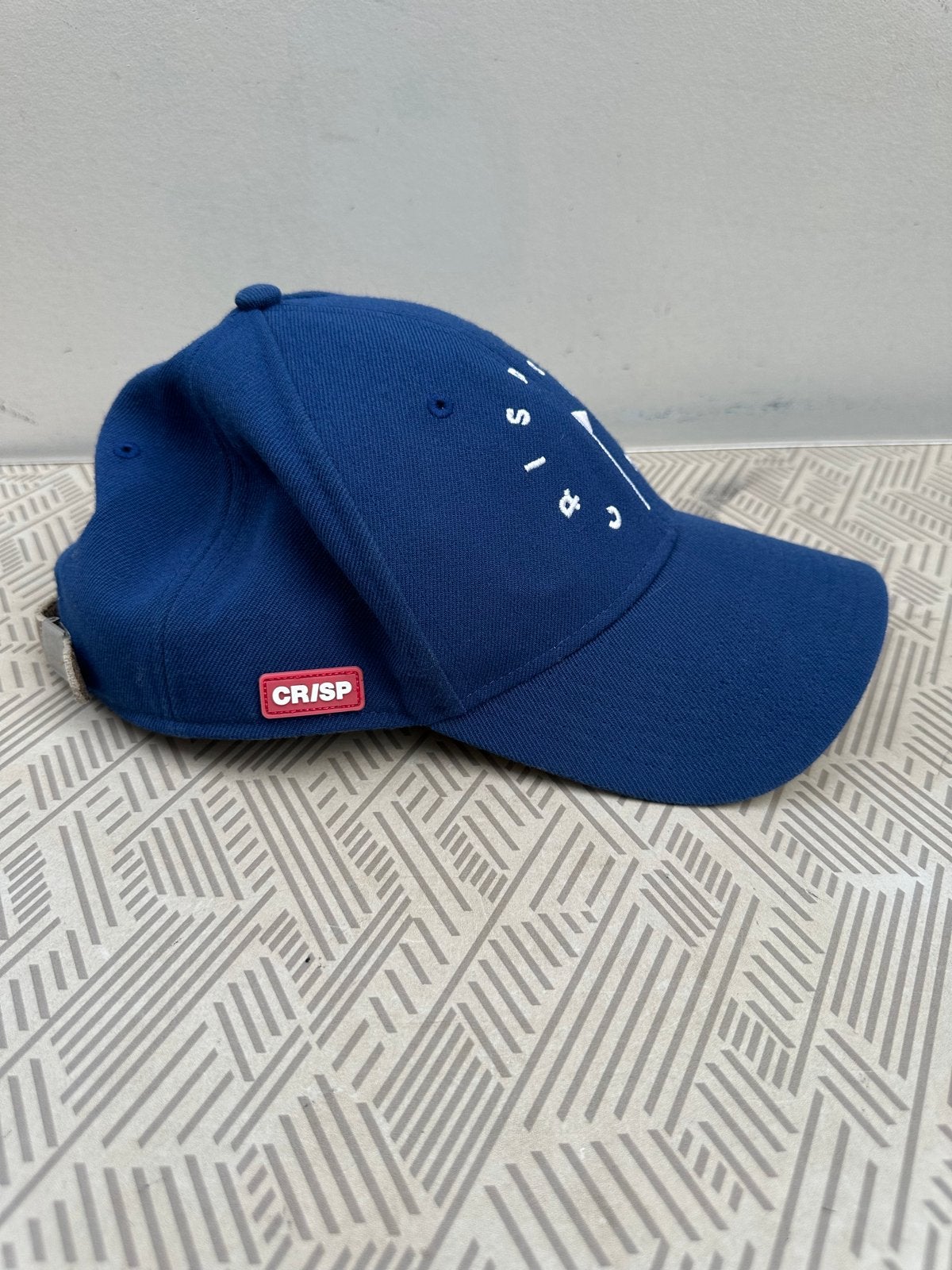 Crisp Golf Pet - Blauw met Geel - One Size Fits All, Ophalen of Verzenden, Zo goed als nieuw, One size fits all, Pet