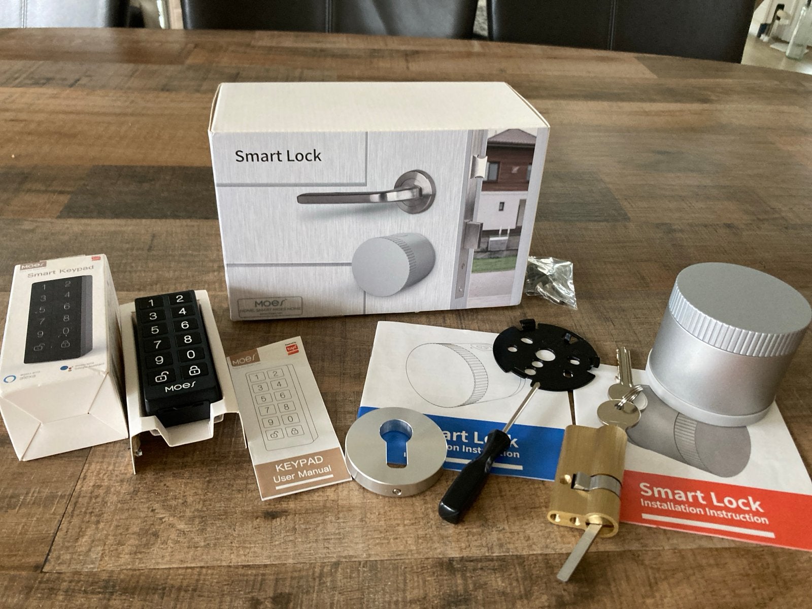 Moes Smart Lock met Keypad - Nieuw in doos, Ophalen of Verzenden, Nieuw, Overige materialen, Slot