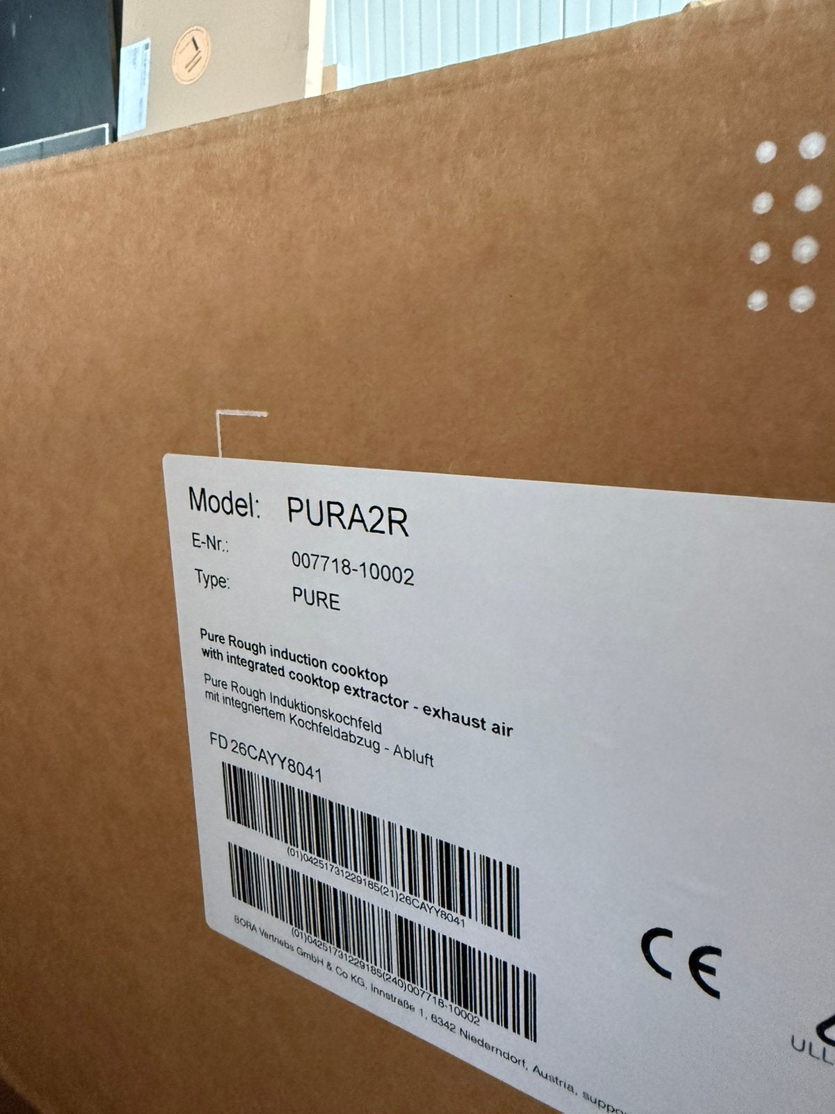 Foto 4 van Nieuwe matt zwarte Bora Puru Rough afvoer buiten AANBIEDING