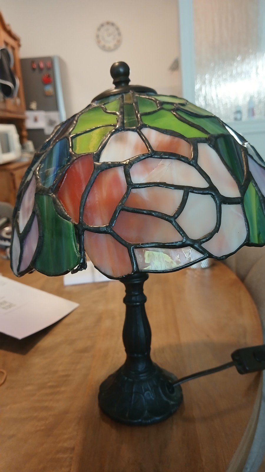 schitterend.heel.oud  lampje, Huis en Inrichting, Vintage, E14 (klein), 35 cm, Ophalen of Verzenden