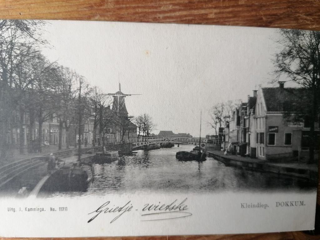 Dokkum Kleindiep, Ophalen of Verzenden, Voor 1920, Zuid-Holland