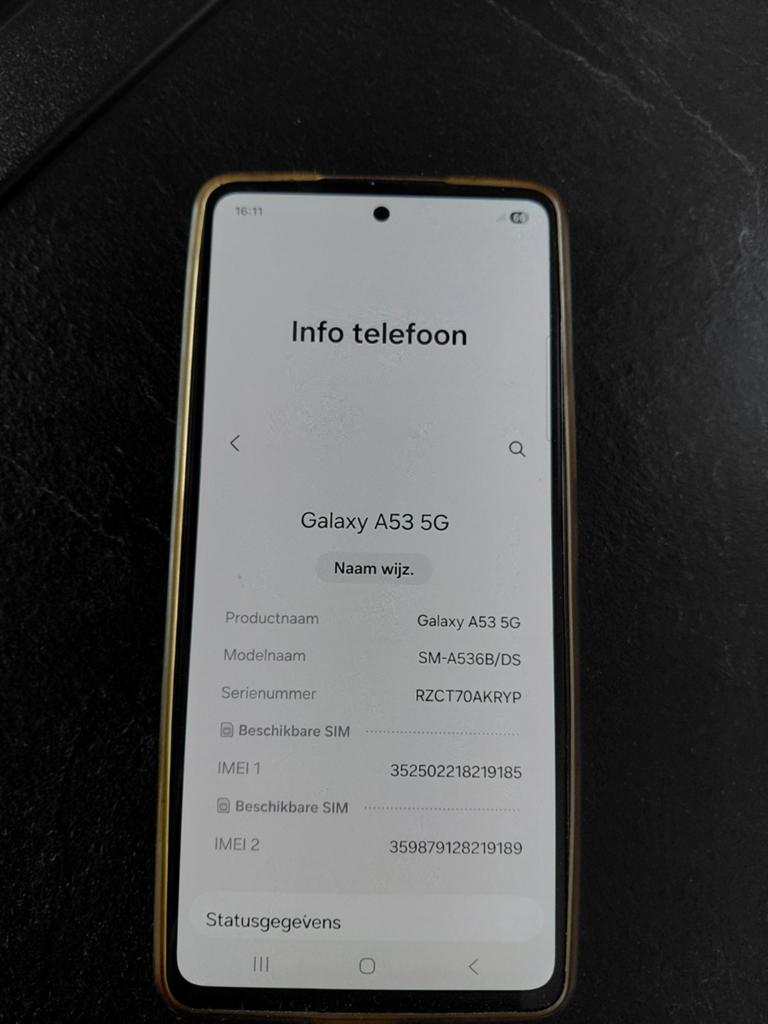Samsung Galaxy A53 5G 128GB Zwart - Zo goed als nieuw, Zwart, Touchscreen, Ophalen of Verzenden, Zo goed als nieuw