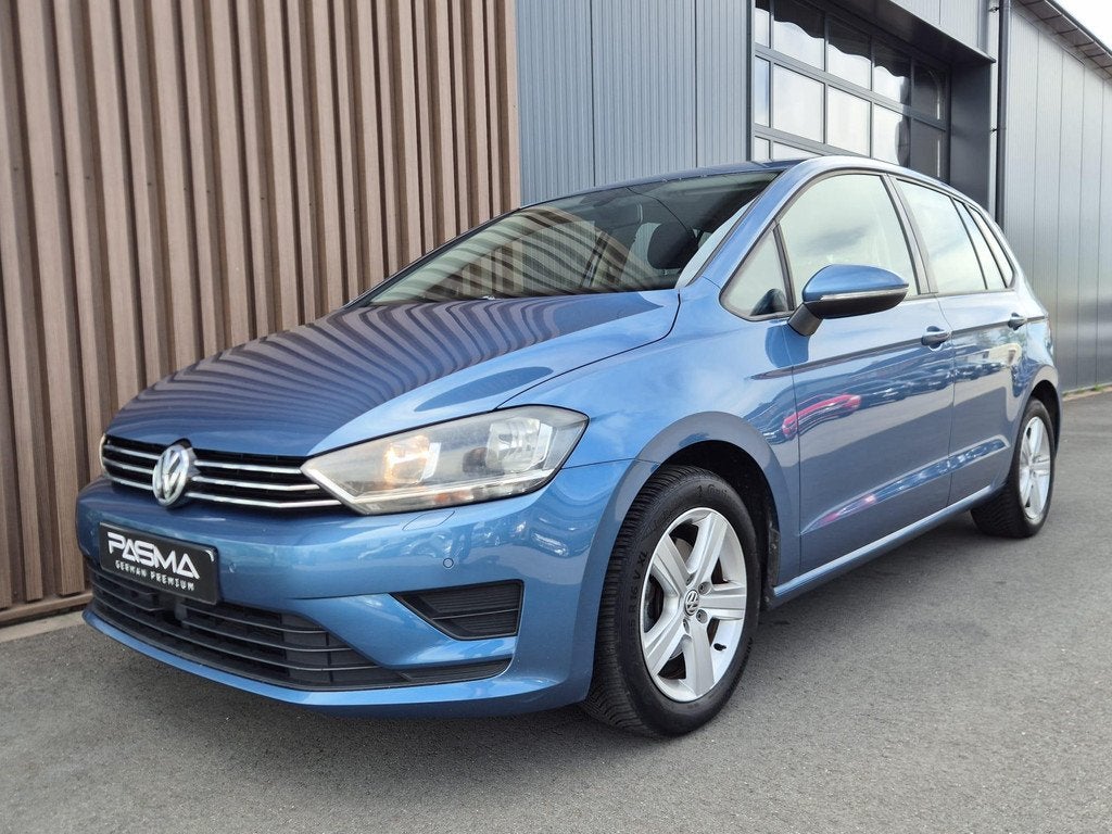 Volkswagen Golf Sportsvan 1.2 TSI Highline DSG Automaat | Na, Auto's, Volkswagen, Gebruikt, 4 cilinders, Blauw, Alcantara