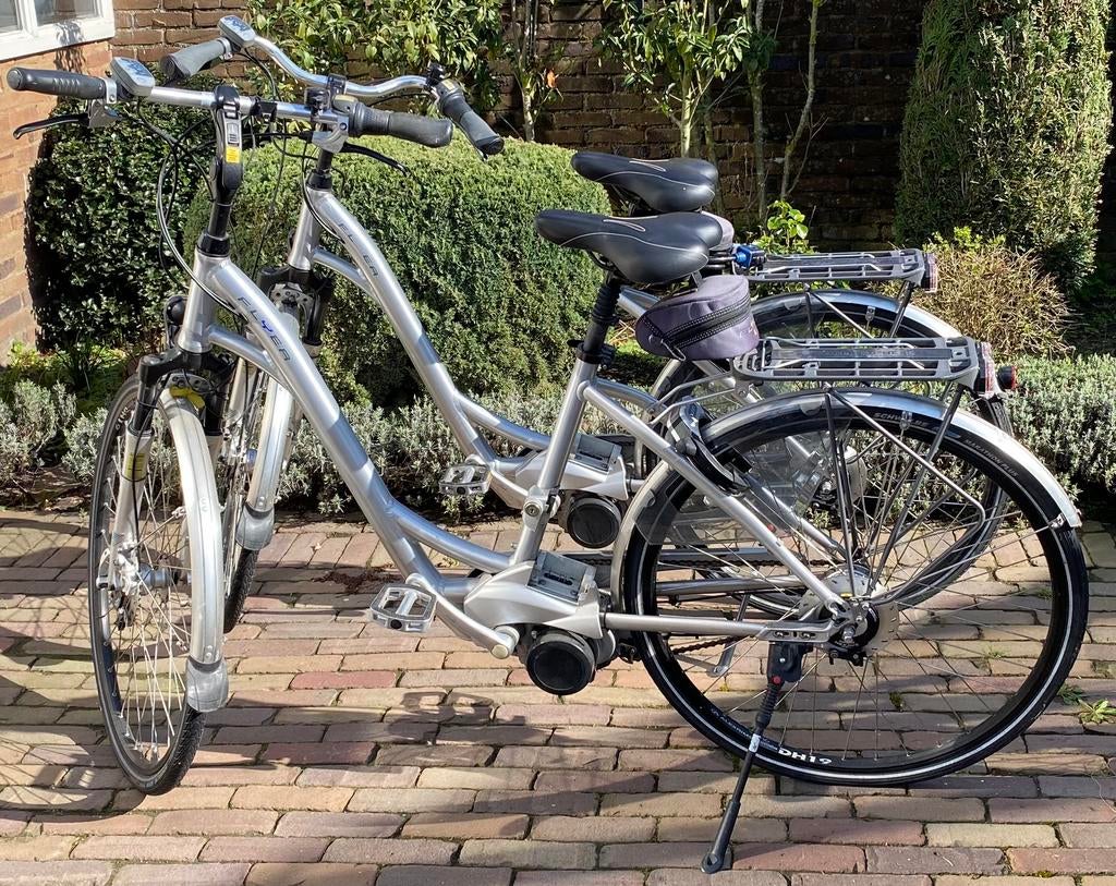 2x Flyer T5 elektrische damesfietsen - Zeer goede staat, 51 tot 55 cm, Ophalen, Zo goed als nieuw, Overige merken