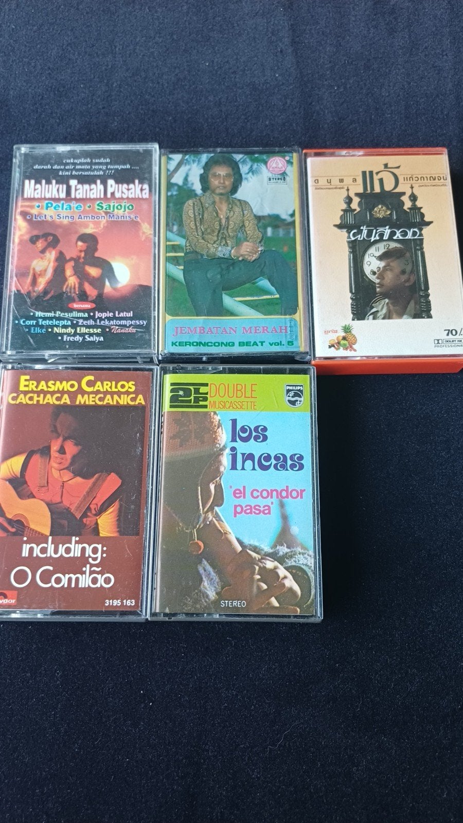 Wereldmuziek op originele cassettebandjes - per stuk, Gebruikt, 2 t/m 25 bandjes, Wereldmuziek, Ophalen of Verzenden