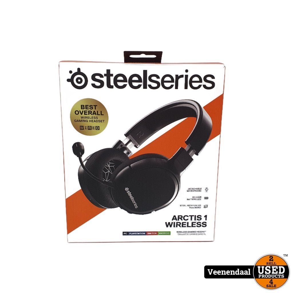 Steelseries Arctis Nova 1 Wireless Headset in Nette Staat, Steelseries, Zo goed als nieuw, Support@steelseries.com, 1150 18th St NW, Suite 106
Auburn, WA 98001
USA