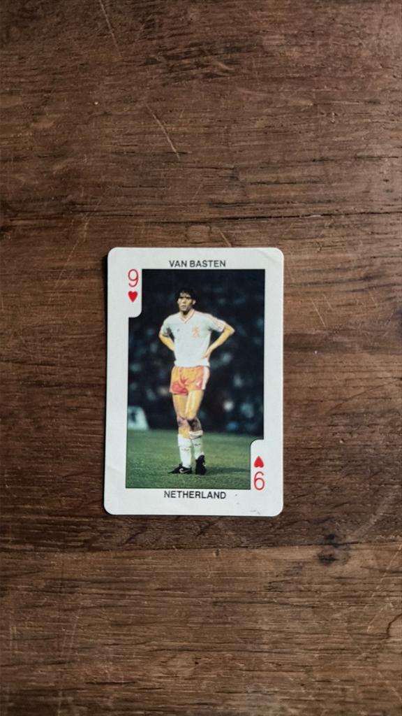 Marco van Basten Spelerskaart - Nederland, Ophalen of Verzenden, Gebruikt, Overige binnenlandse clubs, Spelerskaart