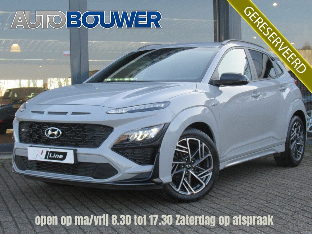 Hyundai KONA 1.0 T-GDI N Line 2e eigen | dealer onderh | ful, Voorwielaandrijving, Gebruikt, Automatische klimaatregeling, Origineel Nederlands
