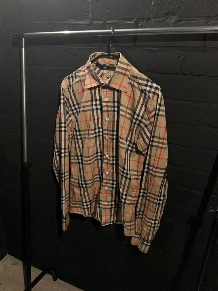 Burberry overhemd, Kleding | Heren, Ophalen of Verzenden, Gedragen, Beige