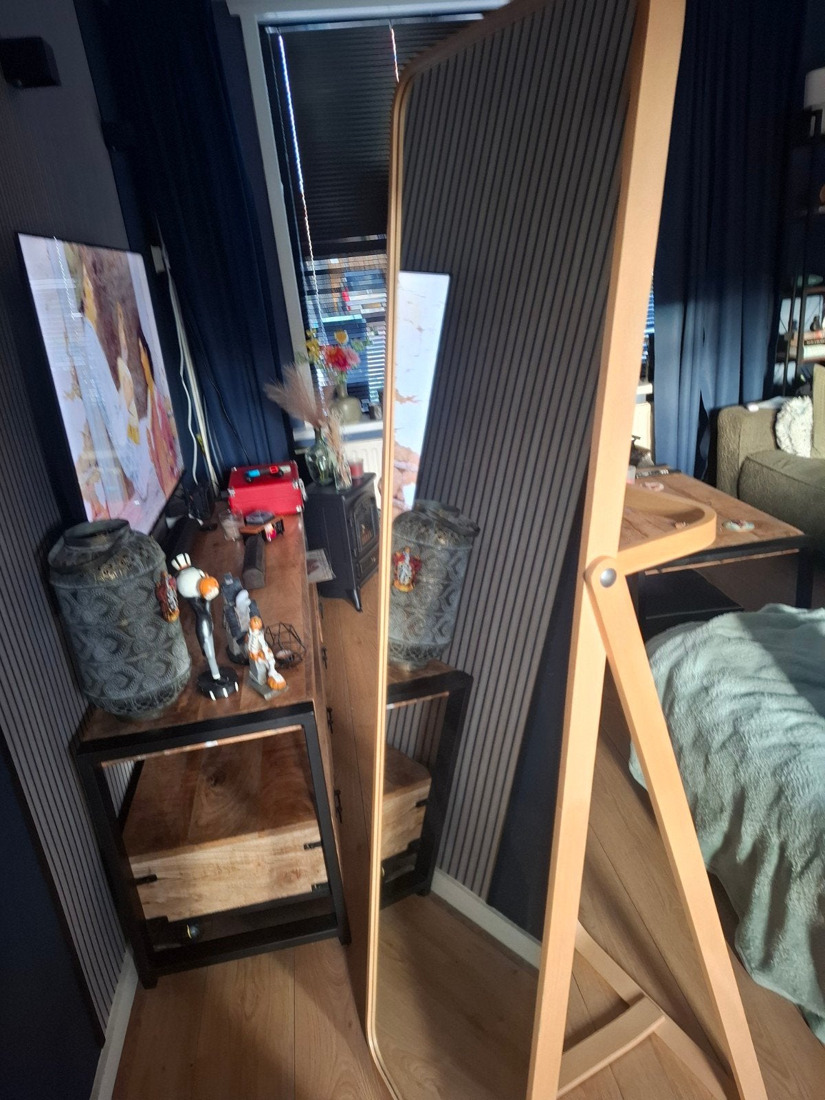 IKEA spiegel in uitstekende staat, Ophalen, Zo goed als nieuw, 150 tot 200 cm, Rechthoekig