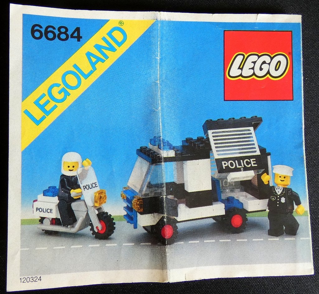 Lego politiebusje - 6684, Kinderen en Baby's, Speelgoed | Duplo en Lego, Ophalen of Verzenden, Zo goed als nieuw, Inclusief instructies