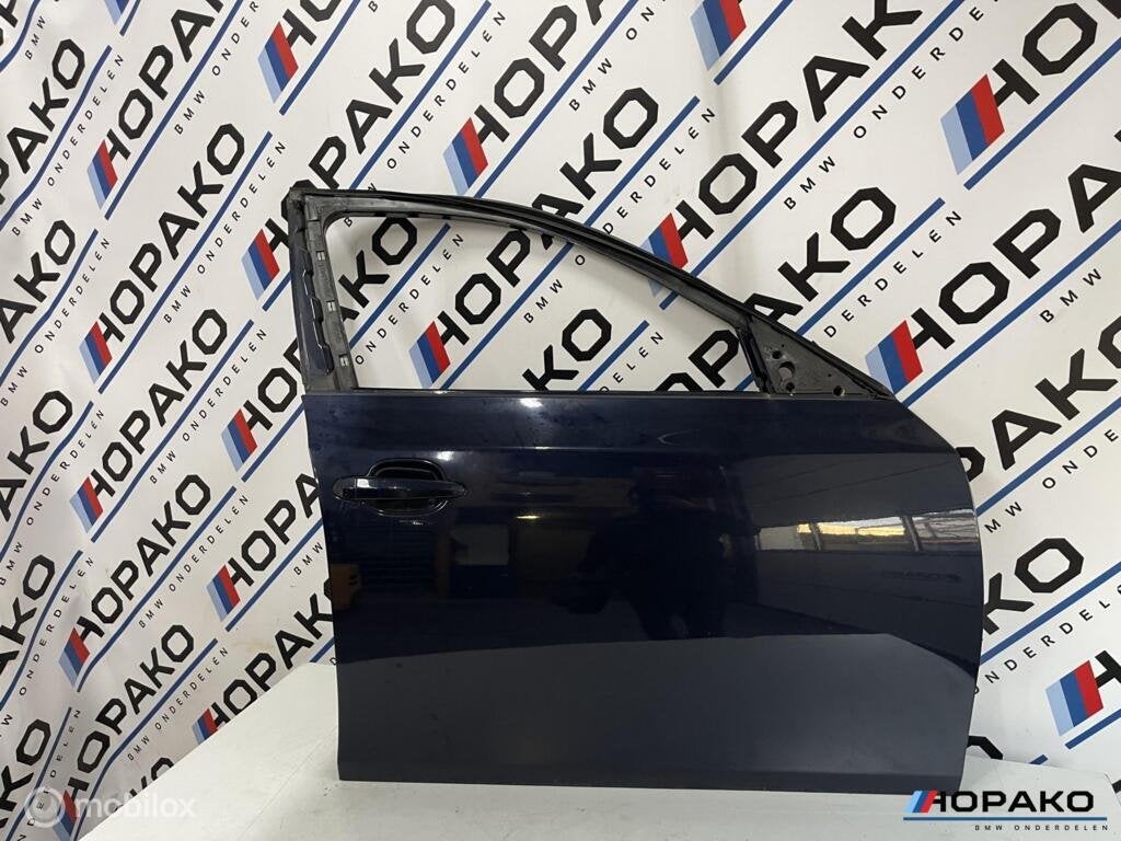 BMW 5 serie E60 E61 |voordeur rechts| orientblau metallic, Auto-onderdelen, Gebruikt, Deur, Einsteinlaan 5, Rijnswijk, Ophalen of Verzenden