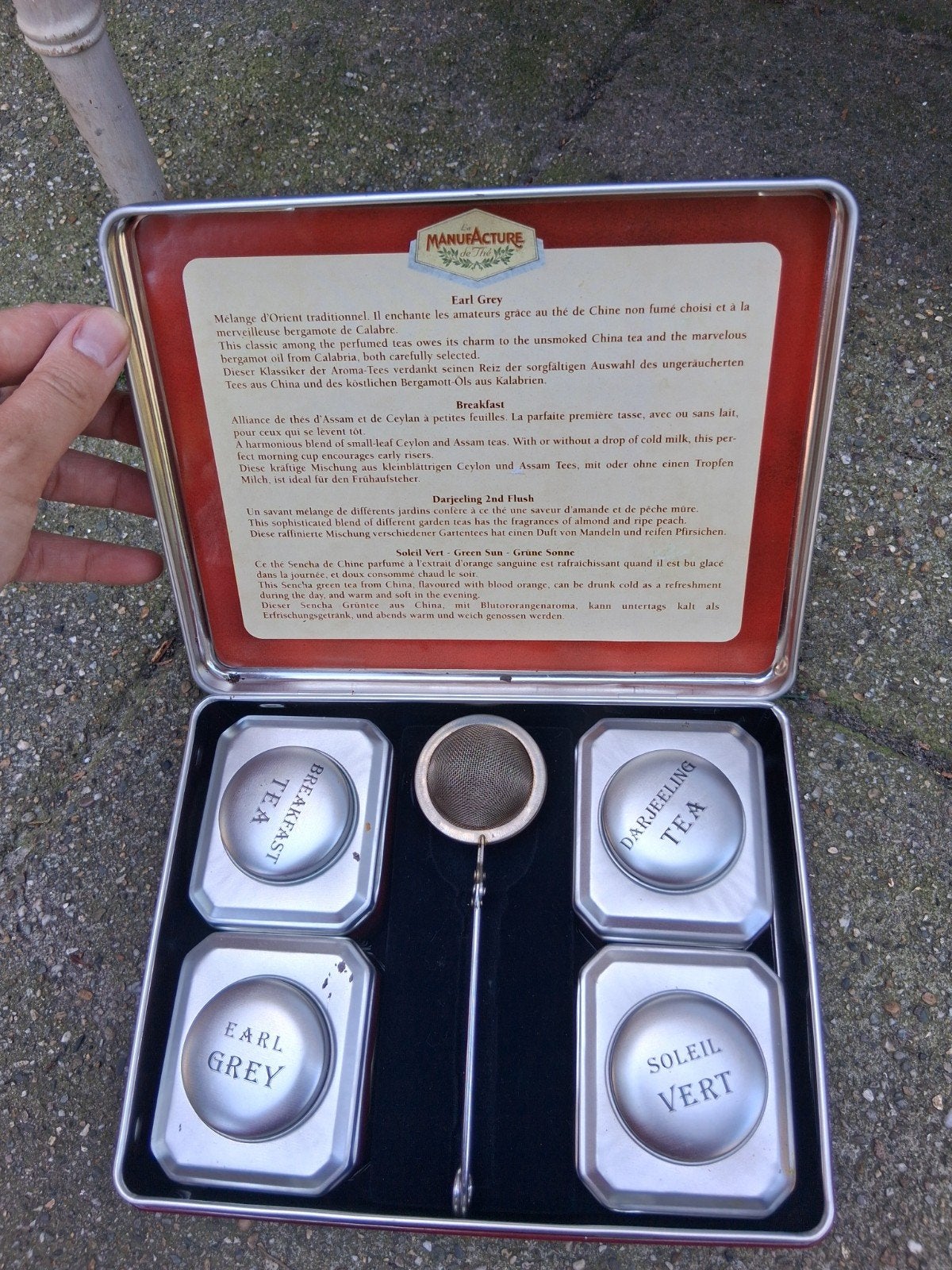 Thee Korrels - Theemanufactuur Cadeauset, Ophalen of Verzenden, Zo goed als nieuw, Thee, Overige merken