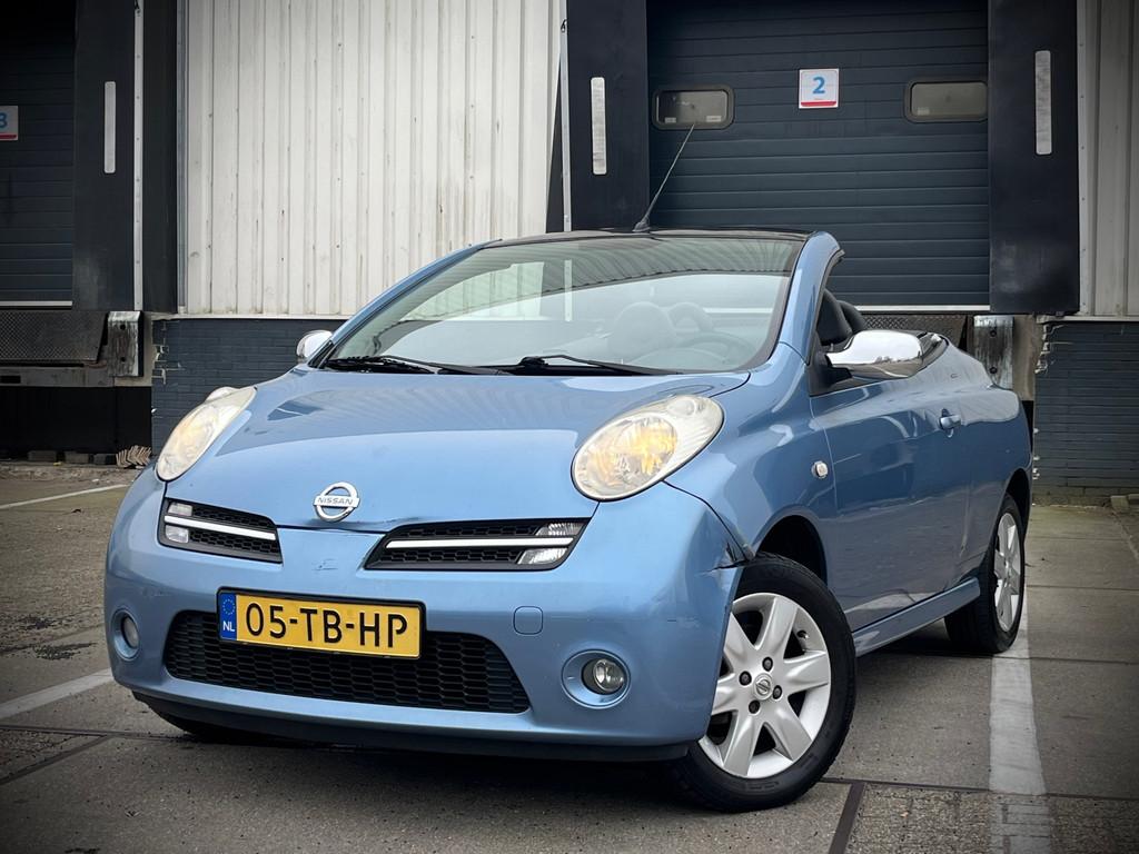 Nissan Micra C+C 1.4 Tekna | Cabriolet | Clima | Sportwielen, Auto's, Nissan, Voorwielaandrijving, Gebruikt, 4 cilinders, Cabriolet