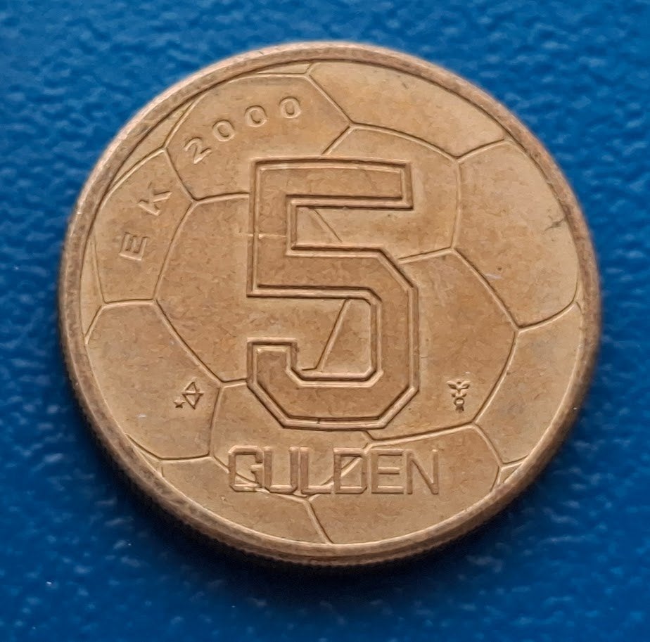 Nederland 5 Gulden 2000 EK - Beatrix*, Verzenden, Koningin Beatrix, 5 gulden, Losse munt