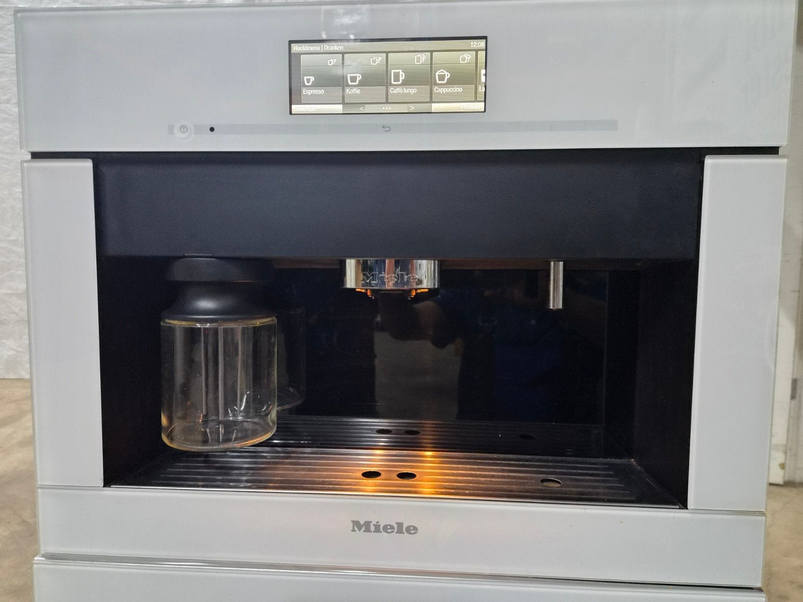 Miele H6800BPX Touch2Open + CVA 6805 | Brilliant White, Minder dan 45 cm, Hete lucht, Ophalen of Verzenden, Inbouw