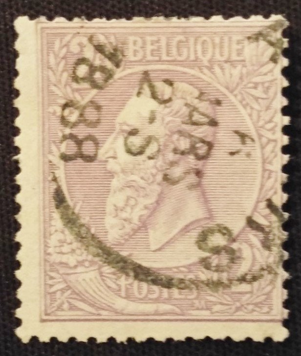 België mi.nr. 47 Pracht ex., Postzegels en Munten, Postzegels | Europa | België, Ophalen of Verzenden, Gestempeld