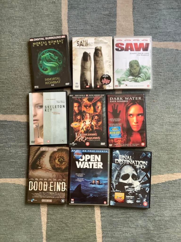 9 dvd gratis af te halen, Alle leeftijden, Ophalen, Gebruikt