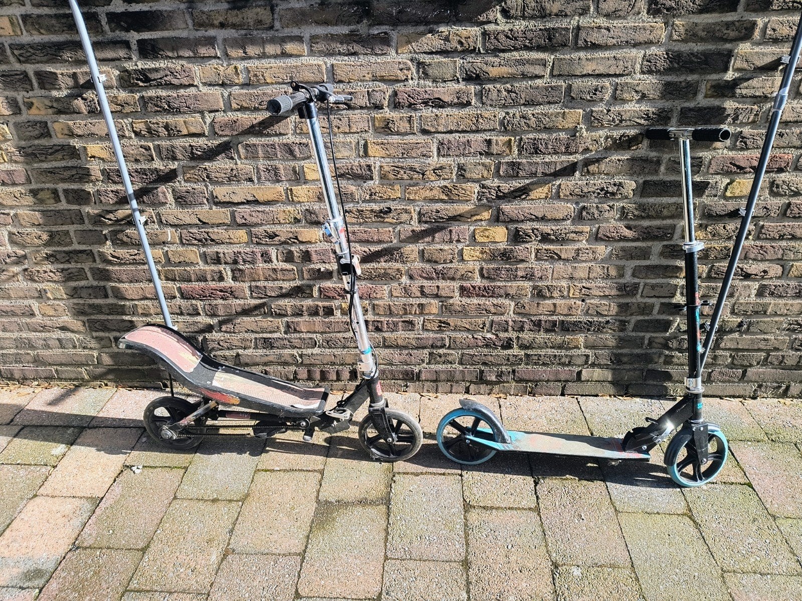 Step en Space Scooter opknappers gratis, Fietsen en Brommers, Ophalen, Gebruikt, Gewone step, Space Scooter