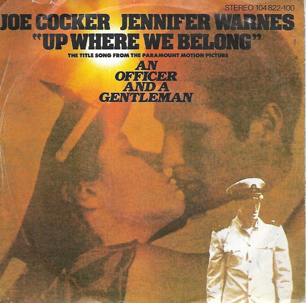 Joe Cocker & Jennifer Warnes - Up where we belong, Verzenden, Gebruikt, 7 inch, Pop