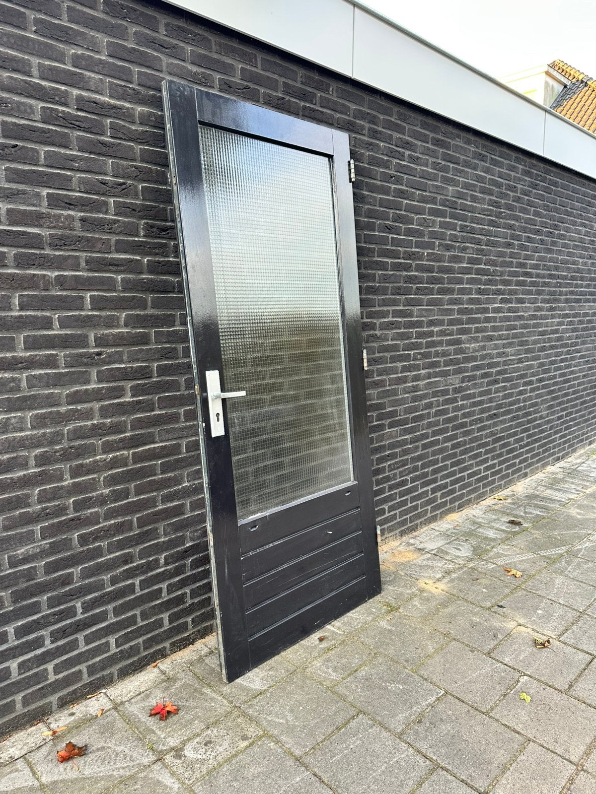 Hardhouten buiten deur 926x2115 mm, Ophalen, Gebruikt, 80 tot 100 cm, Buitendeur