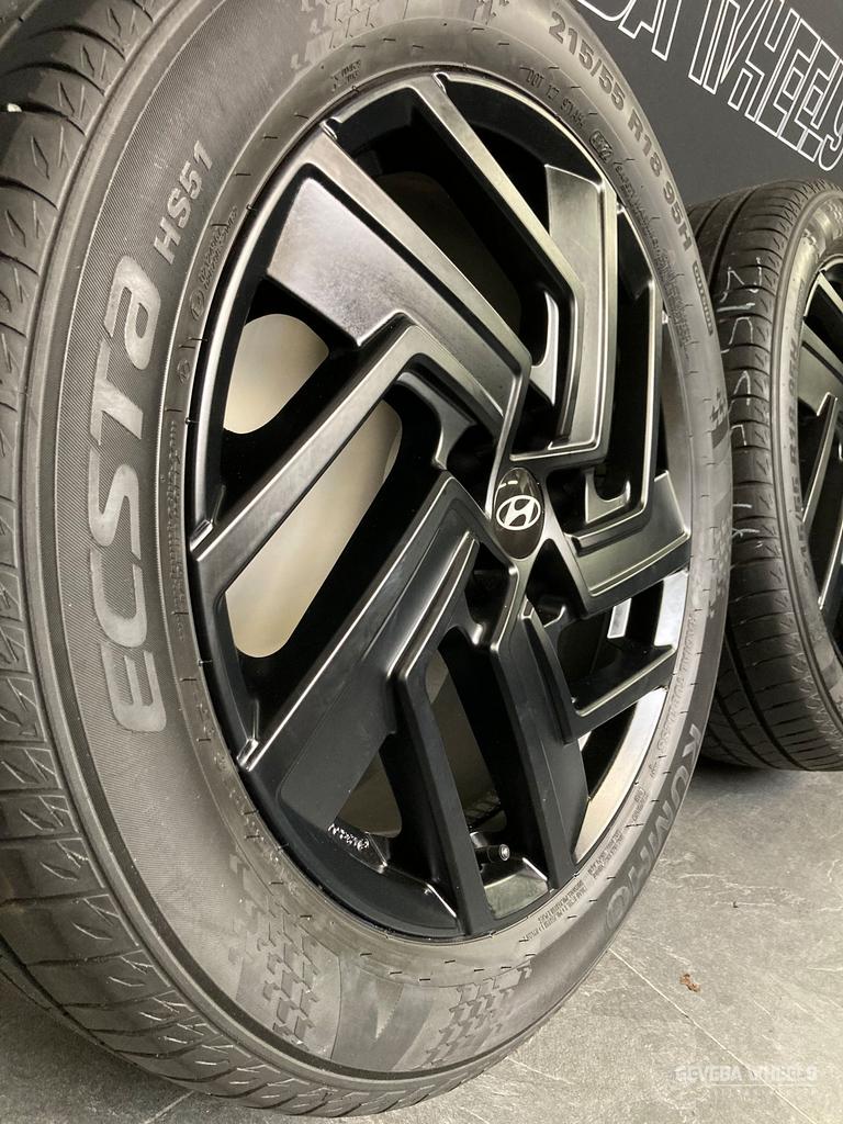 18” originele Hyundai Kona II velgen + banden 5x114.3 BE400A, 18 inch, -, -, Banden en Velgen