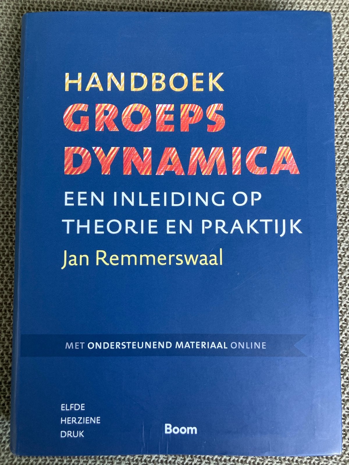 Handboek Groepsdynamica - Jan Remmerswaal, Boeken, Ophalen of Verzenden, Gamma, Gelezen, HBO