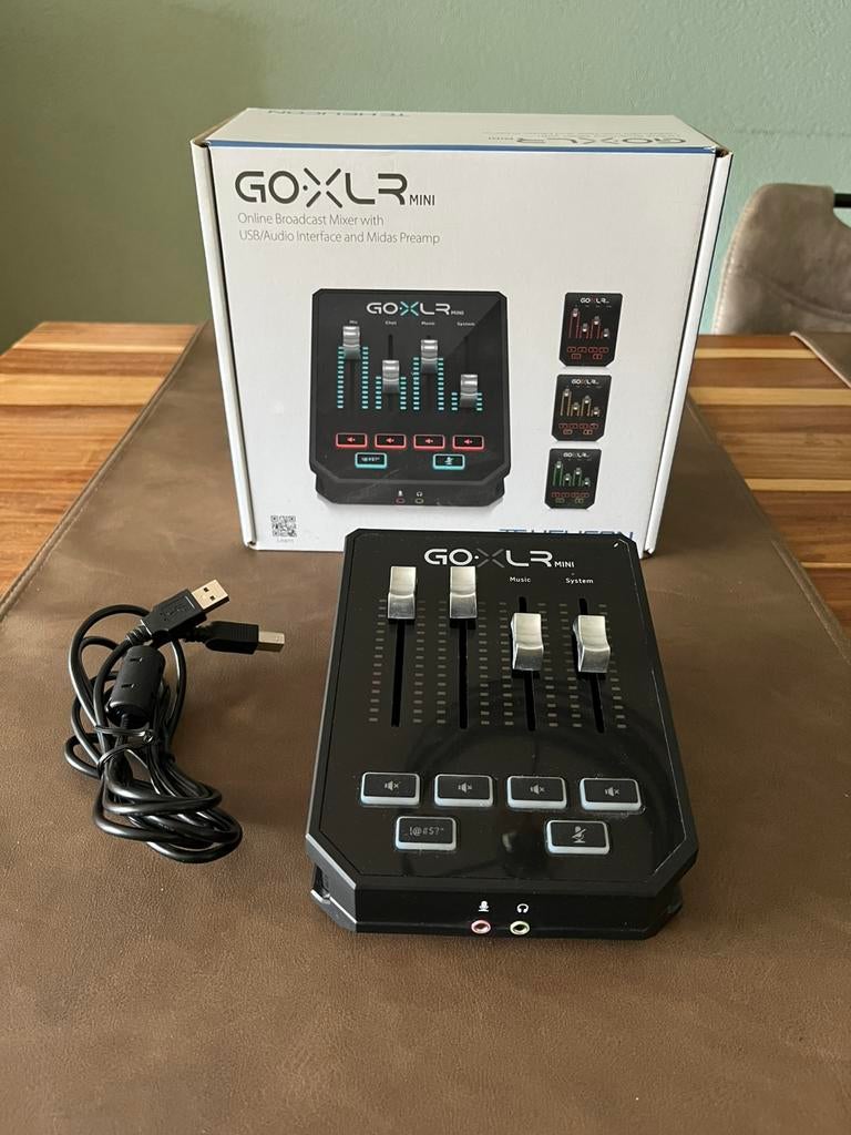 TC Helicon GoXLR Mini, Muziek en Instrumenten, Ophalen of Verzenden, Zo goed als nieuw, 10 tot 20 kanalen
