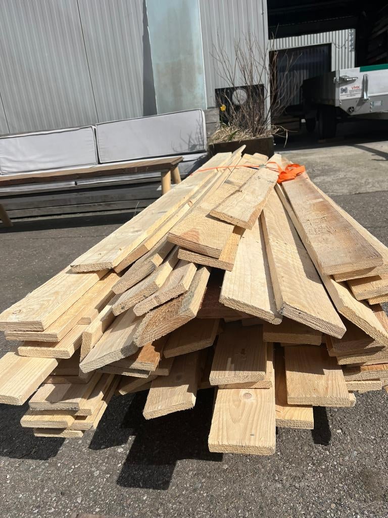 vuren planken, Tuin en Terras, Palen, Balken en Planken, Zo goed als nieuw, Planken, 180 tot 250 cm, Ophalen