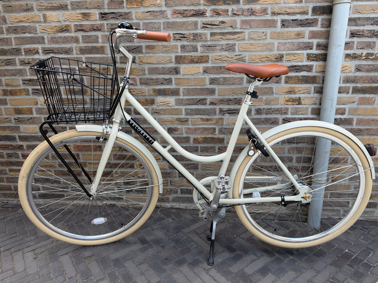 Veloretti damesfiets Robyn- Zo goed als nieuw, Fietsen en Brommers, 53 tot 56 cm, Versnellingen, Zo goed als nieuw, Trommelrem