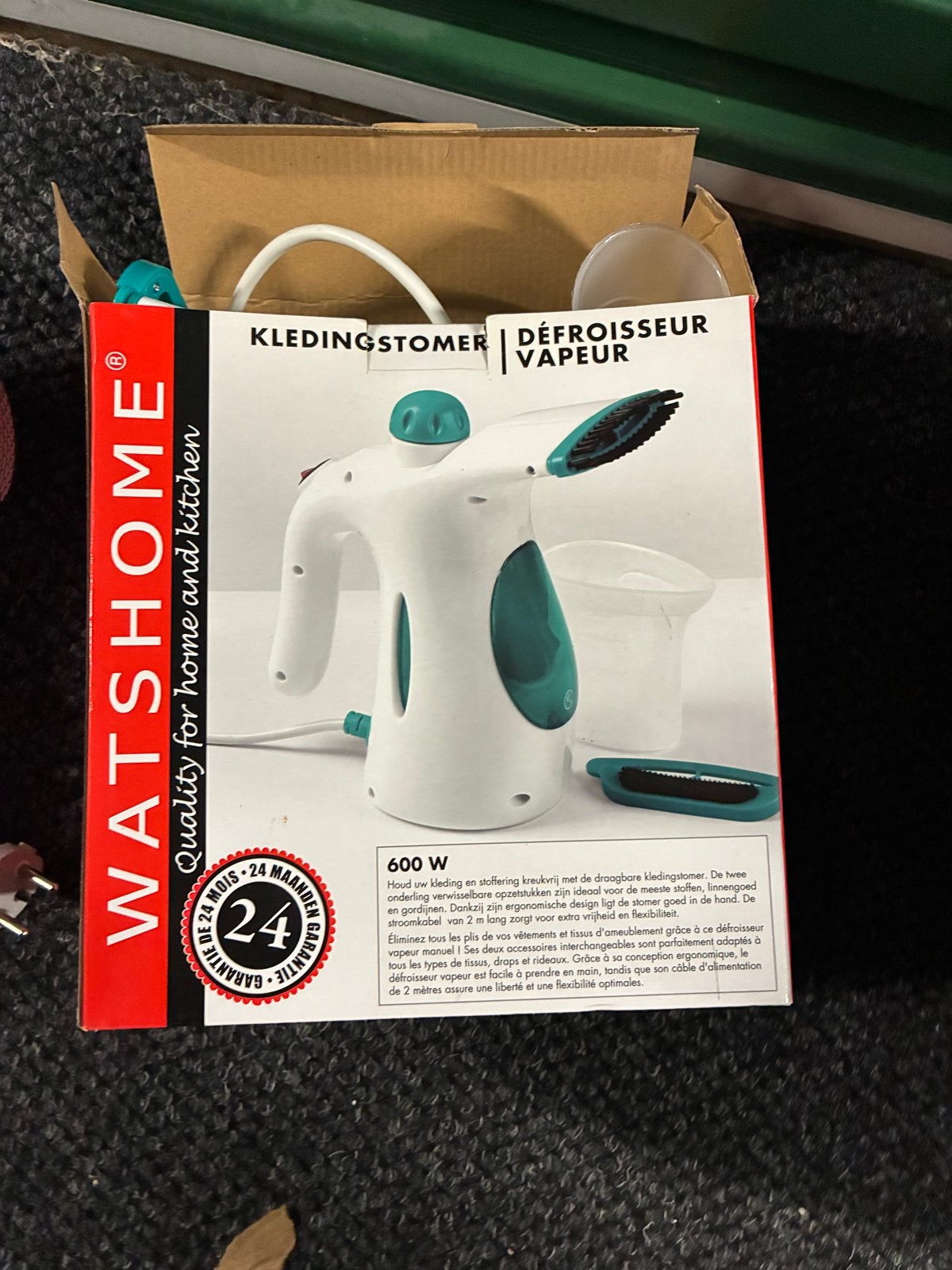 WATSHOME Kledingstomer - 600W Draagbaar, Ophalen, Nieuw, Kledingstomer