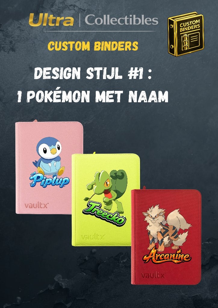 Pokémon Custom Binders op aanvraag