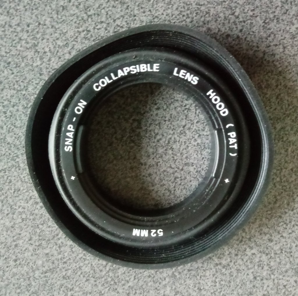 Lens zonnekappen, Verzenden, Gebruikt, 50 tot 60 mm, Overige typen