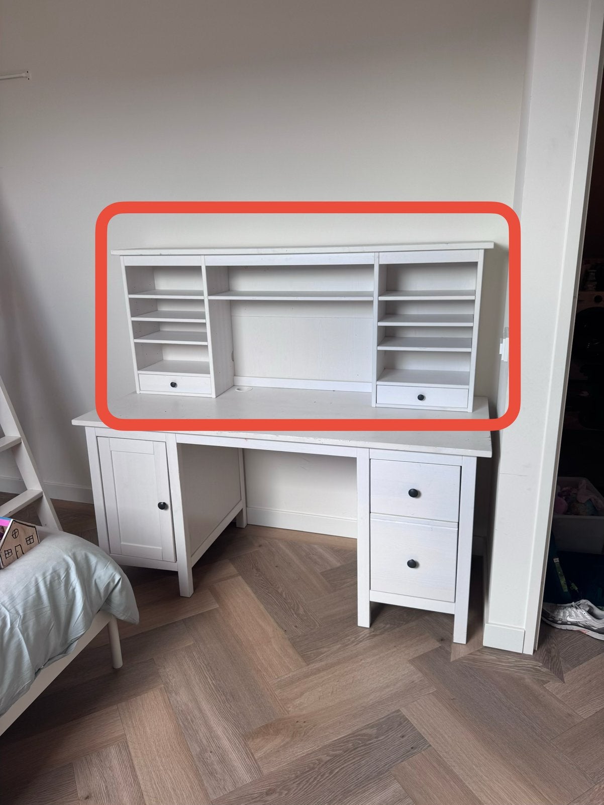Bovenkant Hemnes Bureau Ikea, Huis en Inrichting, Ophalen, Zo goed als nieuw
