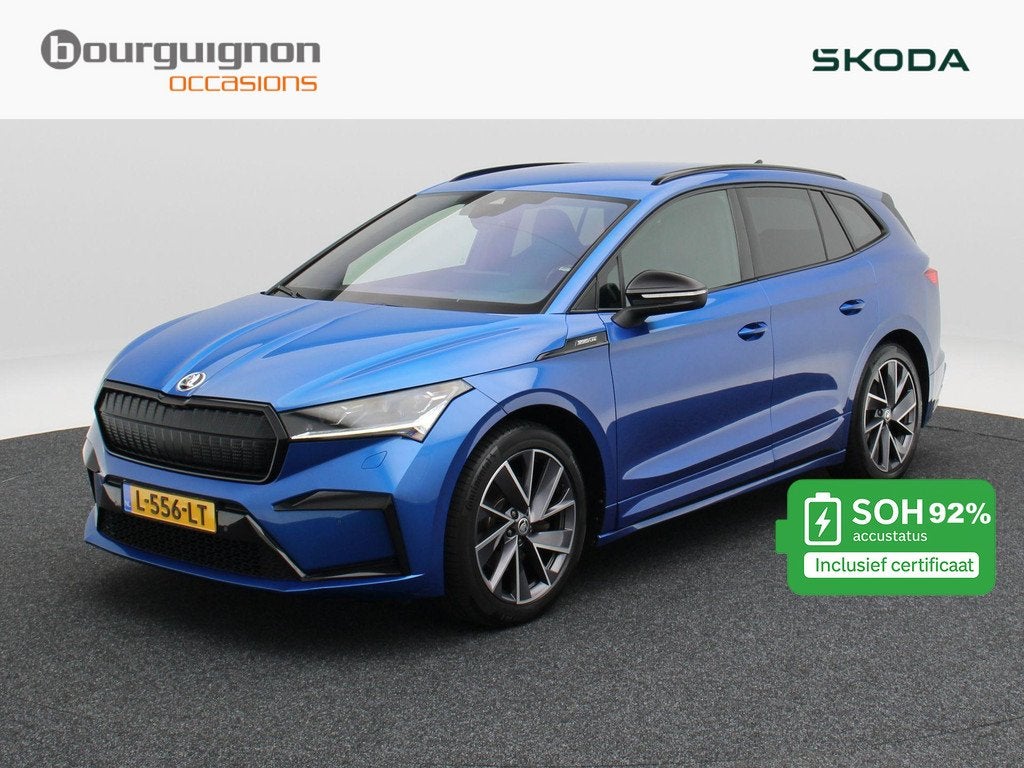 Skoda Enyaq iV 60 180 Pk Sportline | Stoel/Stuurverwarming |, Auto's, Skoda, Bedrijf, Te koop, Enyaq, ABS, Achteruitrijcamera